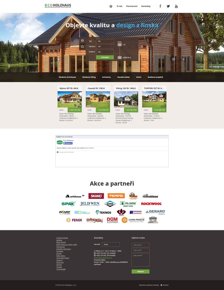 How looks site ecoholzhaus in 2014